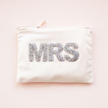 Sparkle Mrs Makeup Bag